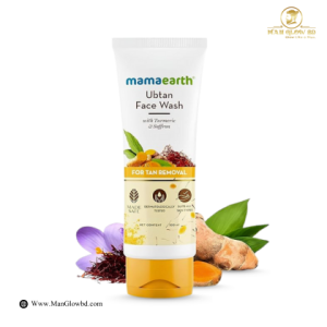 Mamaearth Ubtan Facewash with Turmeric and Saffron for Tan Removal-100ml
